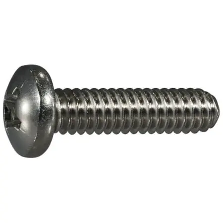 1/4-20 X 1 Stainless Steel Phillips Pan Head Machine Screws - 18-8 Grade