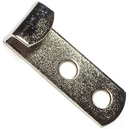 1-1/2 X 1/2 X 16 Gauge Zinc Mirror Channel Clips - Pack Of 10