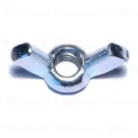 7mm-1.00 Zinc Cold Forged Wing Nuts - Durable Fasteners For Secure Connections