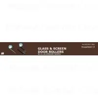 Assortment Glass Door And Screen Rollers - Durable And Versatile