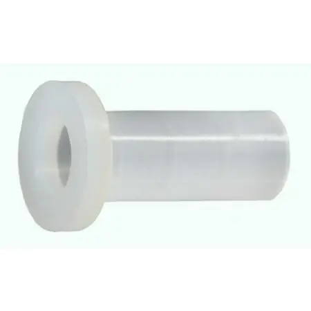 8 X 1/2 X 1/16 Nylon Plastic Flange Bearings Flgb-076 (25 Pcs.)