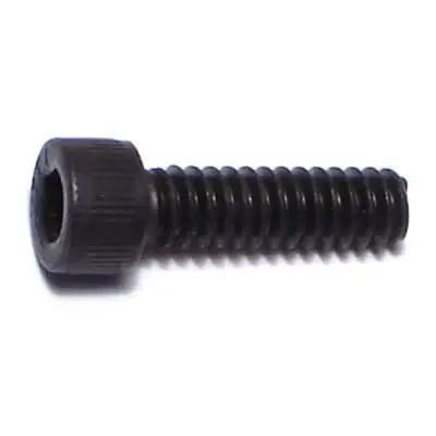 6-32 X 1/2 Black Oxide Coarse Socket Cap Screws - Durable Steel Fasteners