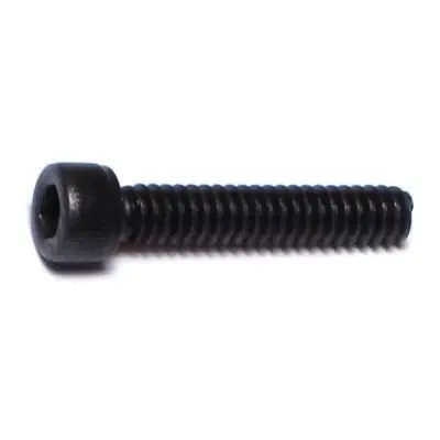 6-32 X 3/4 Black Oxide Coarse Socket Cap Screws - Durable Steel Fasteners