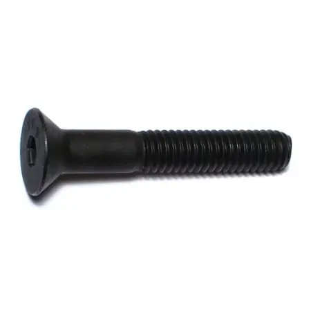 5/16-18 X 2 Black Oxide Flat Head Socket Cap Screws - Coarse Thread