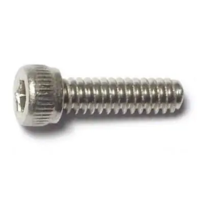 6-32 X 1/2 18-8 Stainless Socket Cap Screws Scssss-135 (10 Pcs.)