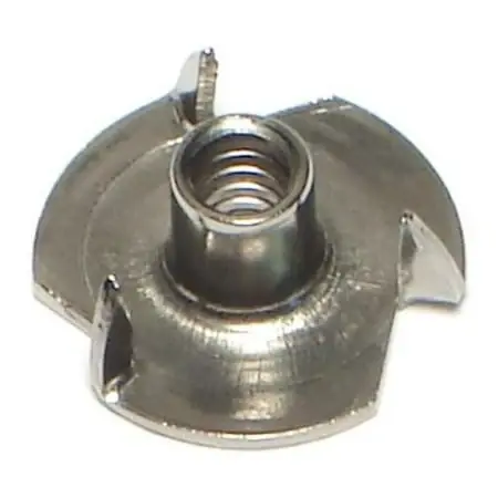 10-24 X 9/32 18-8 Stainless Pronged Tee Nuts Tnss-026 (10 Pcs.)