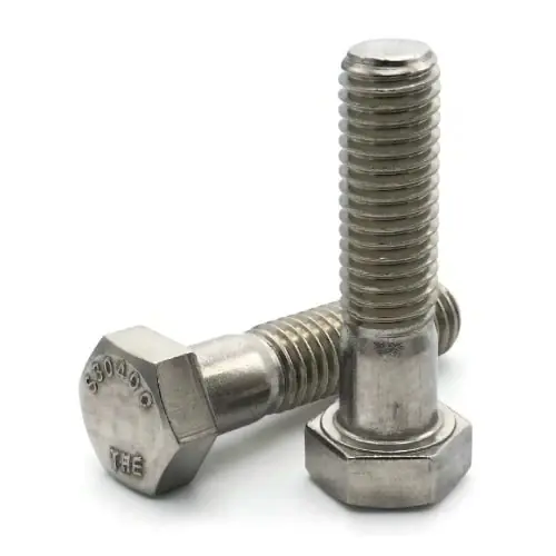 5/16 -24 X 4 18-8 Stainless Hex Cap Screws Cshss-217 (6 Pcs.)