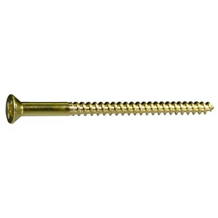  10 X 3 Brass Phillips Flat Head Wood Screws - Durable And Versatile Fasteners