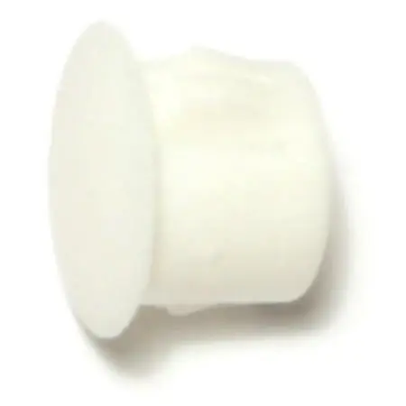 7/16 White Nylon Plastic Flush Head Hole Plugs Hpn-042 (12 Pcs.)