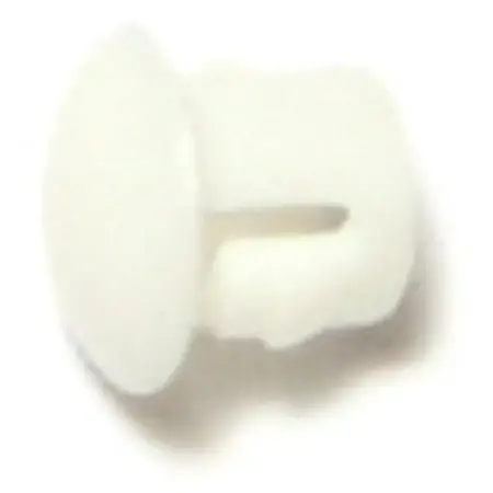 3/16 White Nylon Plastic Flush Head Hole Plugs Hpn-018 (18 Pcs.)