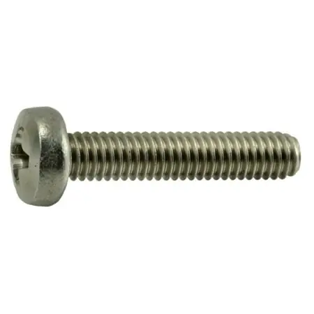 4mm-0.70 X 20mm A2 Stainless Steel Phillips Pan Head Machine Screws