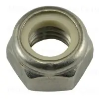 12mm-1.75 Stainless Coarse Metric Nylon Insert Lock Nuts - Durable And Reliable Fasteners
