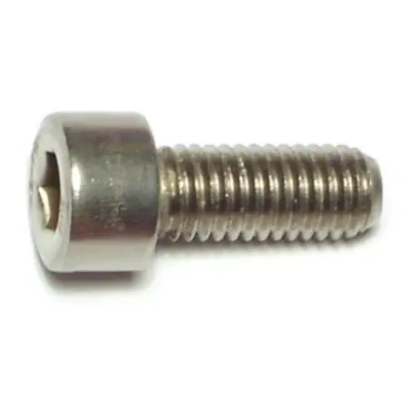 5mm-0.80 X 40mm Stainless Steel Coarse Hex Cap Screws - Durable Fasteners