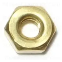 8-32 Brass Coarse Hex Nuts - Durable Fasteners For Various Applications