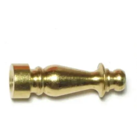 1/4 F X 1-1/2 Brass Finials (5 Pcs.)