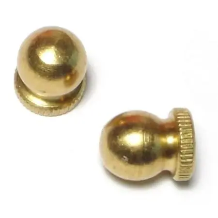 1/4 -27 X 1/2 Tapped Brass Balls Tbbb-084 (10 Pcs.)