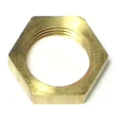 1/8ip X 1/2 Brass Lock Nuts Lknutb-017 (10 Pcs.)