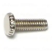 8-32 X 1/2 Nickel Plated Knurled Head Screws - Durable Fasteners For Various Applications