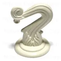 White Swag Hooks - Durable Metal Hanging Hardware For Home Decor