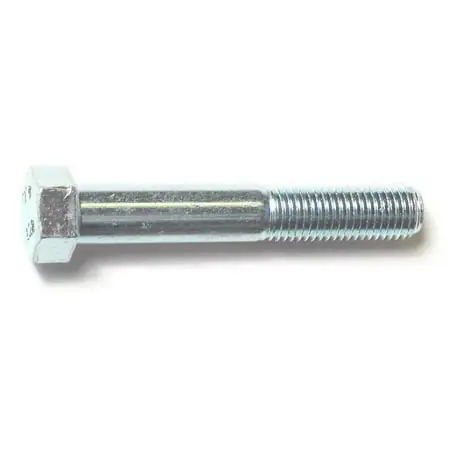 10mm-1.25 X 60mm Zinc Plated Class 8.8 Steel Fine Thread Hex Cap Screws Jis