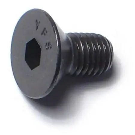 1/4 -28 X 1/2 Plain Steel Fine Thread Flat Head Socket Cap Screws (12 Pcs.)