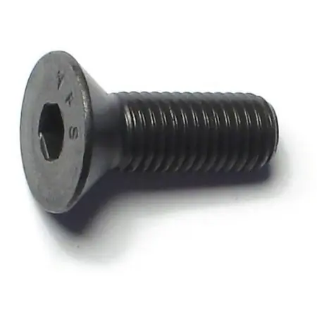 1/4 -28 X 3/4 Plain Steel Fine Thread Flat Head Socket Cap Screws (10 Pcs.)
