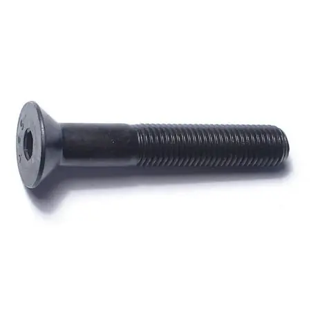 5/16 -24 X 2 Plain Steel Fine Thread Flat Head Socket Cap Screws (4 Pcs.)