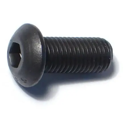 5/16 -24 X 3/4 Plain Steel Fine Thread Button Head Socket Cap Screws (8 Pcs.)
