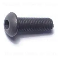 5/16-24 X 1 Black Oxide Button Socket Cap Screws - Durable Fasteners For Various Applications