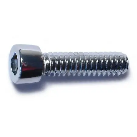 10-24 X 3/4 Chrome Smooth Head Socket Cap Screws (10 Pcs.)