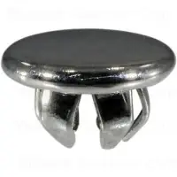 8mm Chrome Hole Plug - Durable And Stylish Finish For Various Applications