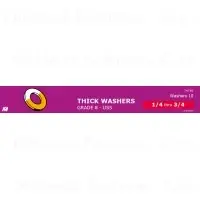Grade 8 Thick Washers Midwest Assortment - Durable Steel Washers For Heavy-duty Applications