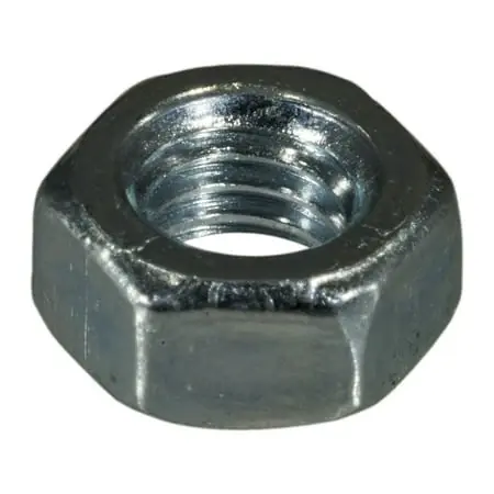 6mm-1.00 Zinc Plated Class 8 Steel Coarse Thread Hex Nuts