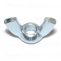 1/4-28 Fine Wing Nuts - Durable Metal Fasteners For Secure Assembly