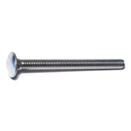 3/8-16 X 4-1/2 Inch Stainless Steel Carriage Bolts - 18-8 Grade
