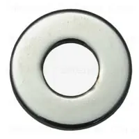 1/4 Inch Chrome Sae Flat Washers - Durable Steel Construction For Reliable Performance
