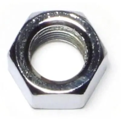 7/16 -20 Chrome Plated Grade 5 Steel Fine Thread Hex Nuts Hns5-154 (10 Pcs.)