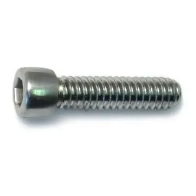 1/4 -20 X 1 Polished 18-8 Stainless Smooth Socket Cap Screws (8 Pcs.)