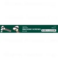 Slotted Nylon Oval Machine Screws Assortment - Durable And Versatile Fasteners