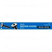 Assortment Of Ph Pan Ms Black Fasteners - Versatile Hardware Solution