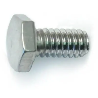 1/4 -20 X 1/2 Polished 18-8 Stainless Hex Cap Screws (12 Pcs.)