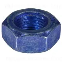 10mm-1.00 Blue Rinsed Zinc Class 8 Hex Nuts - Durable Fasteners For Heavy-duty Applications