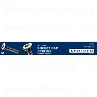 Assortment Of Flat Head Socket Cap Screws - Various Sizes Included