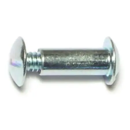 10-24 X 5/8 Inch Zinc Plated Steel Screw Posts - Durable Fastening Solution