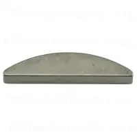 Zinc Woodruff Keys - Model 126 For Secure Fastening