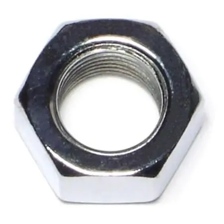 1/2 -20 Chrome Plated Grade 5 Steel Fine Thread Hex Nuts Hns5-169 (10 Pcs.)