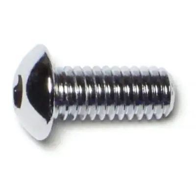 5/16 -18 X 3/4 Chrome Grade 8 Button Socket Cap Screws Scsbs8-129 (10 Pcs.)