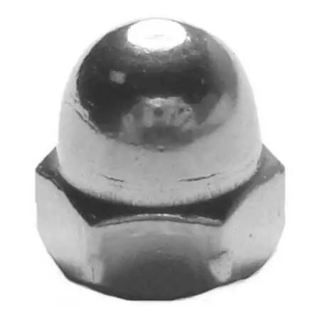 10-32 Stainless Steel Fine Thread Acorn Cap Nuts - 18-8 Grade