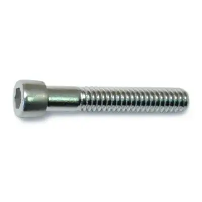 1/4 -20 X 1-1/2 Polished 18-8 Stainless Smooth Socket Cap Screws (6 Pcs.)