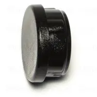 1-1/4 Inch X 16 Gauge Black Round Furniture Tips - Durable And Stylish